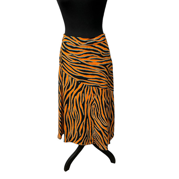 NWT! DVF Diane von Furstenberg Zebra Animal Print Lilo Skirt - Size 8 - Picture 8 of 12